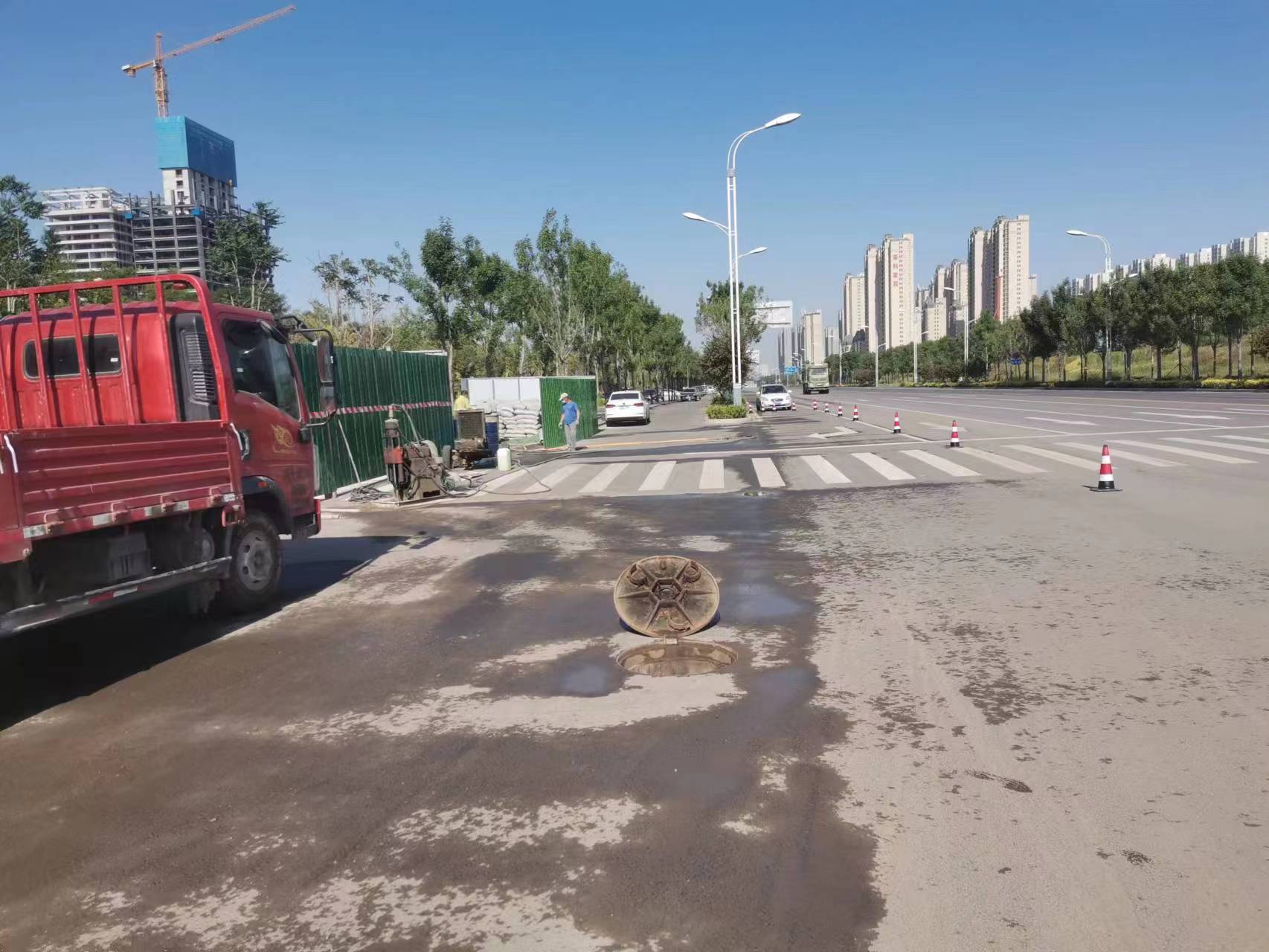 顺城路面地基沉降注浆